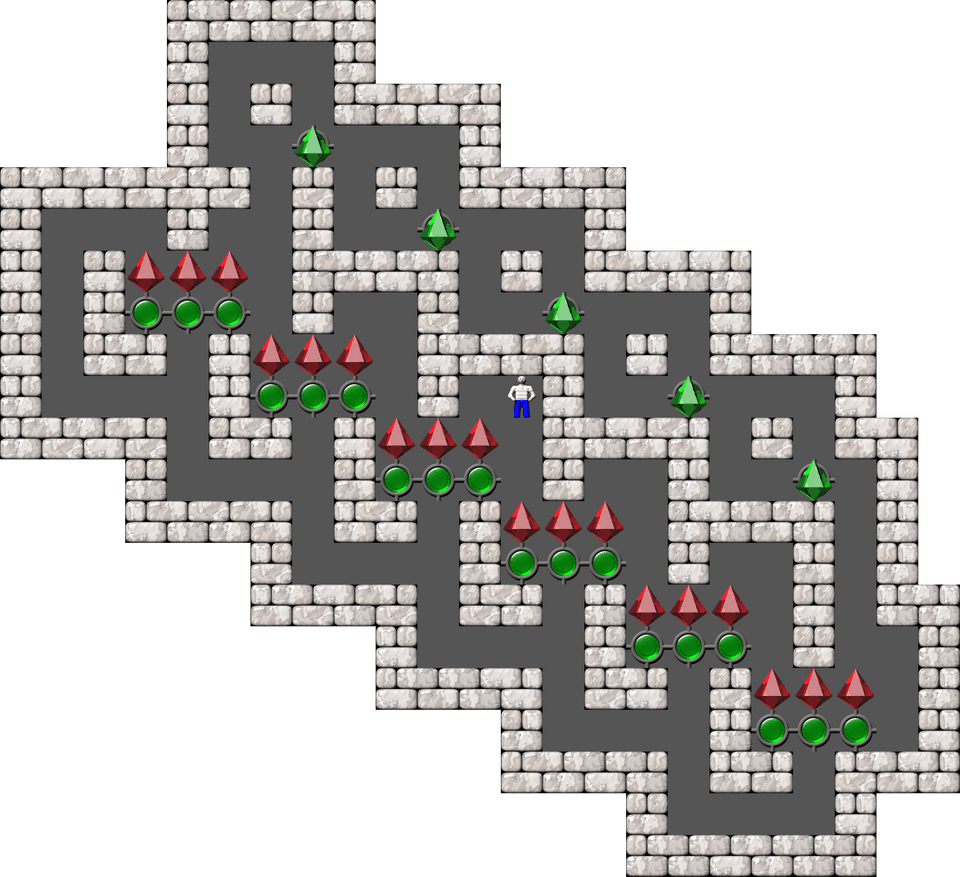 Sokoban Chrysalis Collection 9 level 1